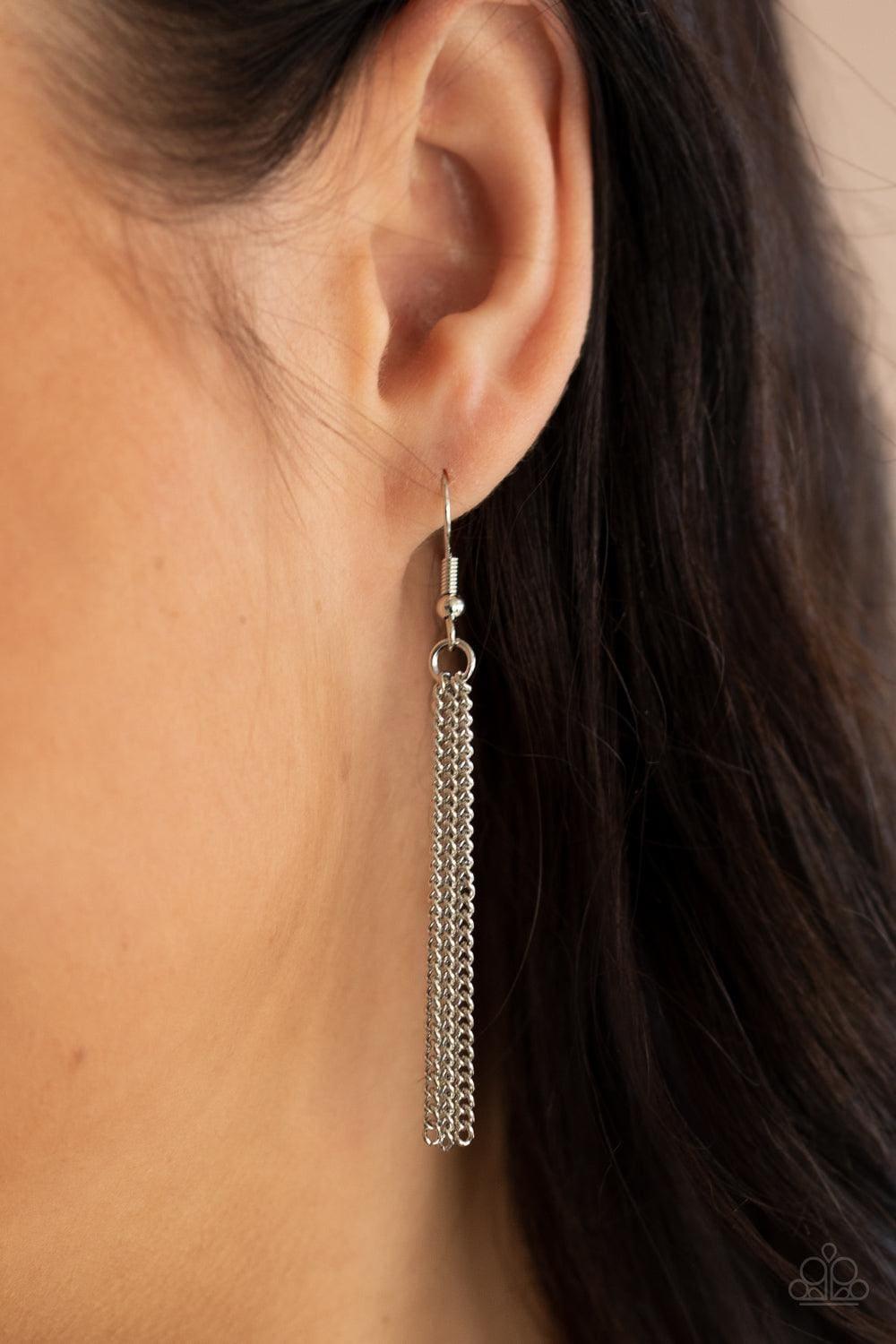 Paparazzi Accessories - Save Your Tiers - Silver Necklace - Bling by JessieK