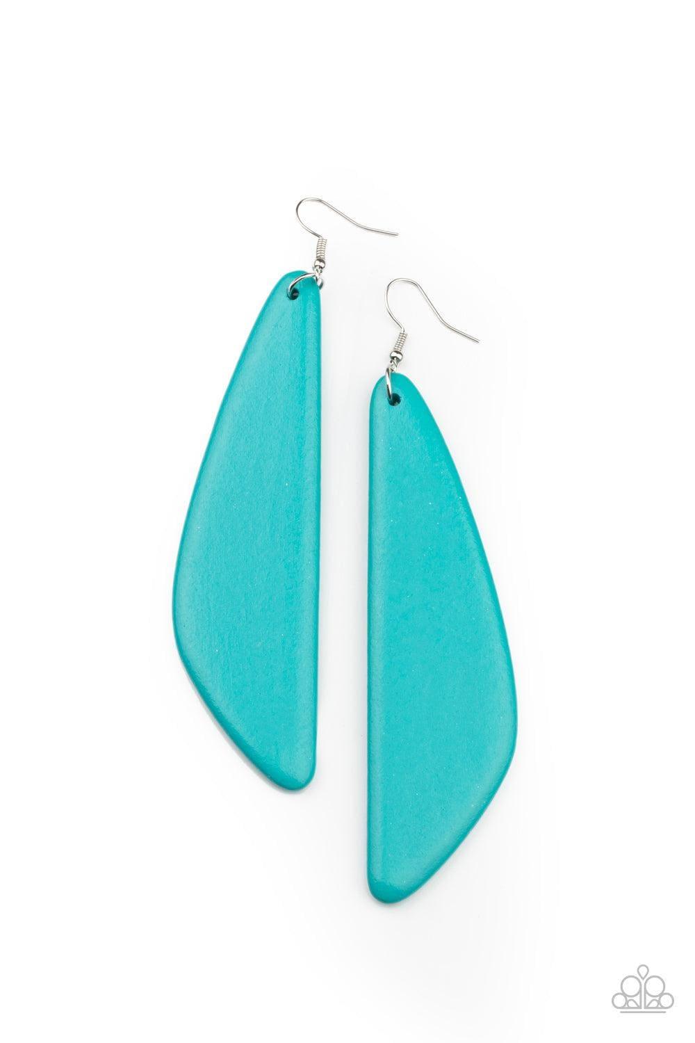 Paparazzi Accessories - Scuba Dream - Blue Earrings - Bling by JessieK