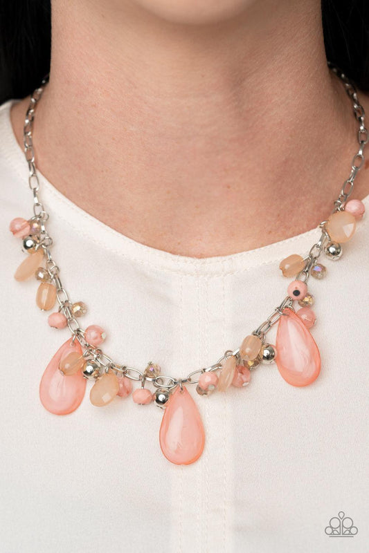 Paparazzi Accessories - Seaside Solstice - Pink Necklace - Bling by JessieK