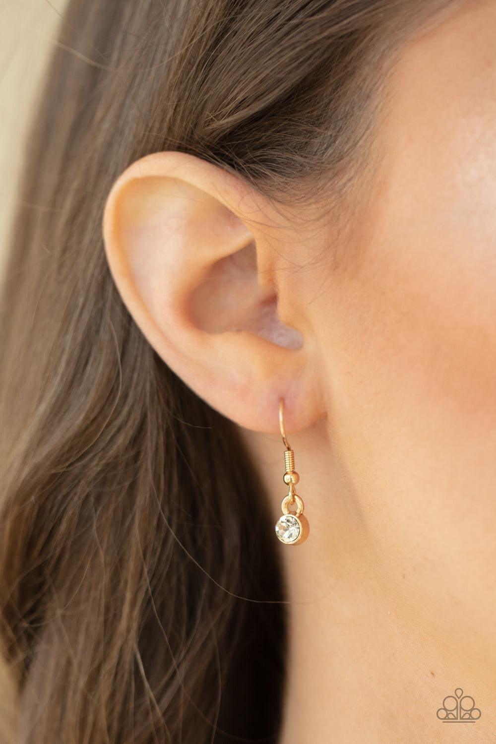 Paparazzi Accessories - Sparkly Ever After - Gold Necklace - Bling by JessieK