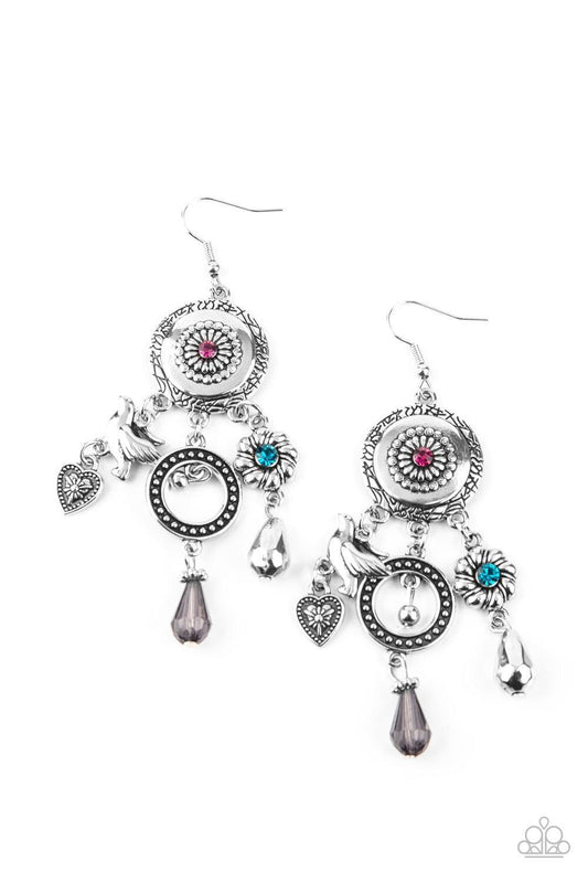 Paparazzi Accessories - Springtime Essence - Multicolor Earrings - Bling by JessieK