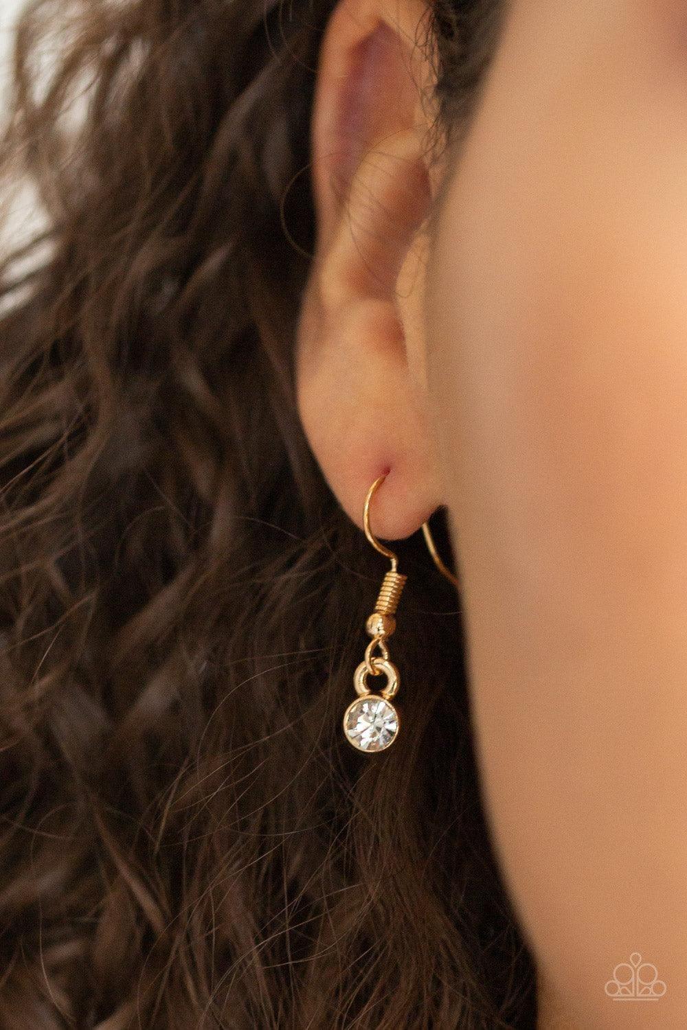 Paparazzi Accessories - Stardust - Gold Necklace - Bling by JessieK