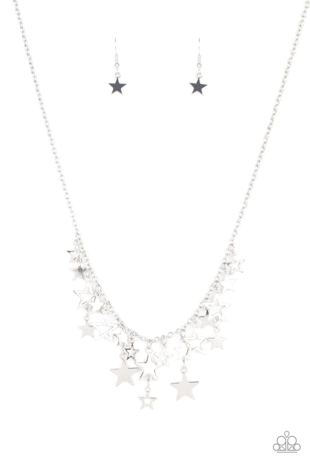 Paparazzi Accessories - Stellar Stardom - Silver Necklace - Bling by JessieK