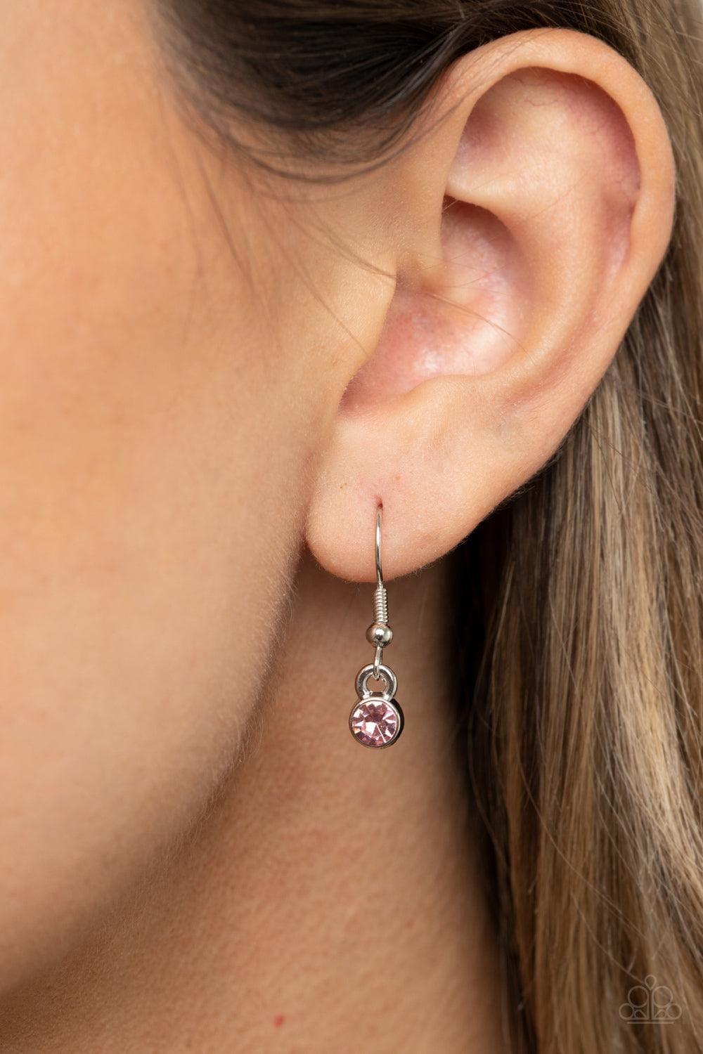 Paparazzi Accessories - Stormy Shimmer - Pink Necklace - Bling by JessieK