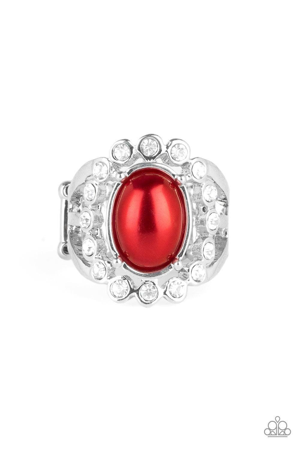 Paparazzi Accessories - Sugar-coated Splendor - Red Ring - Bling by JessieK