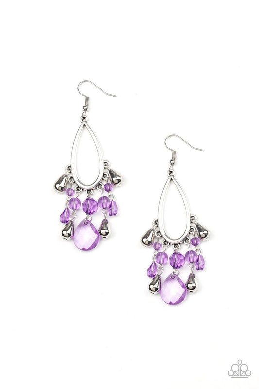 Paparazzi Accessories - Summer Catch - Purple Earrings - Bling by JessieK