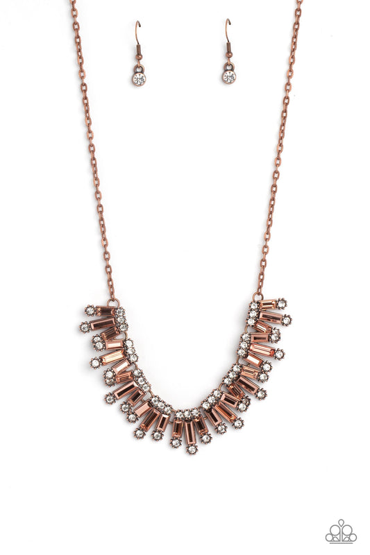 Paparazzi Accessories - Sunburst Season - Copper Necklace - Bling by JessieK