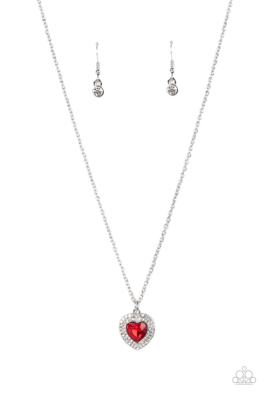 Radiant Reflections Red Necklace | Paparazzi Accessories | $5.00