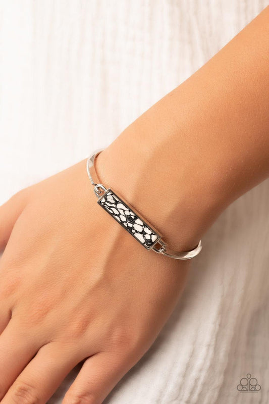 Paparazzi Accessories - Terrazzo Tarot - Black Bracelet - Bling by JessieK