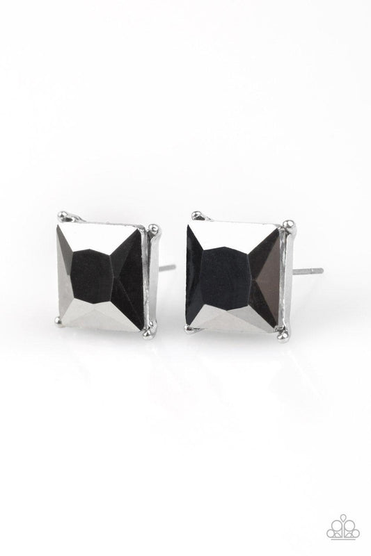 Paparazzi Accessories - The Big Bang - Silver Post Earrings - Bling by JessieK