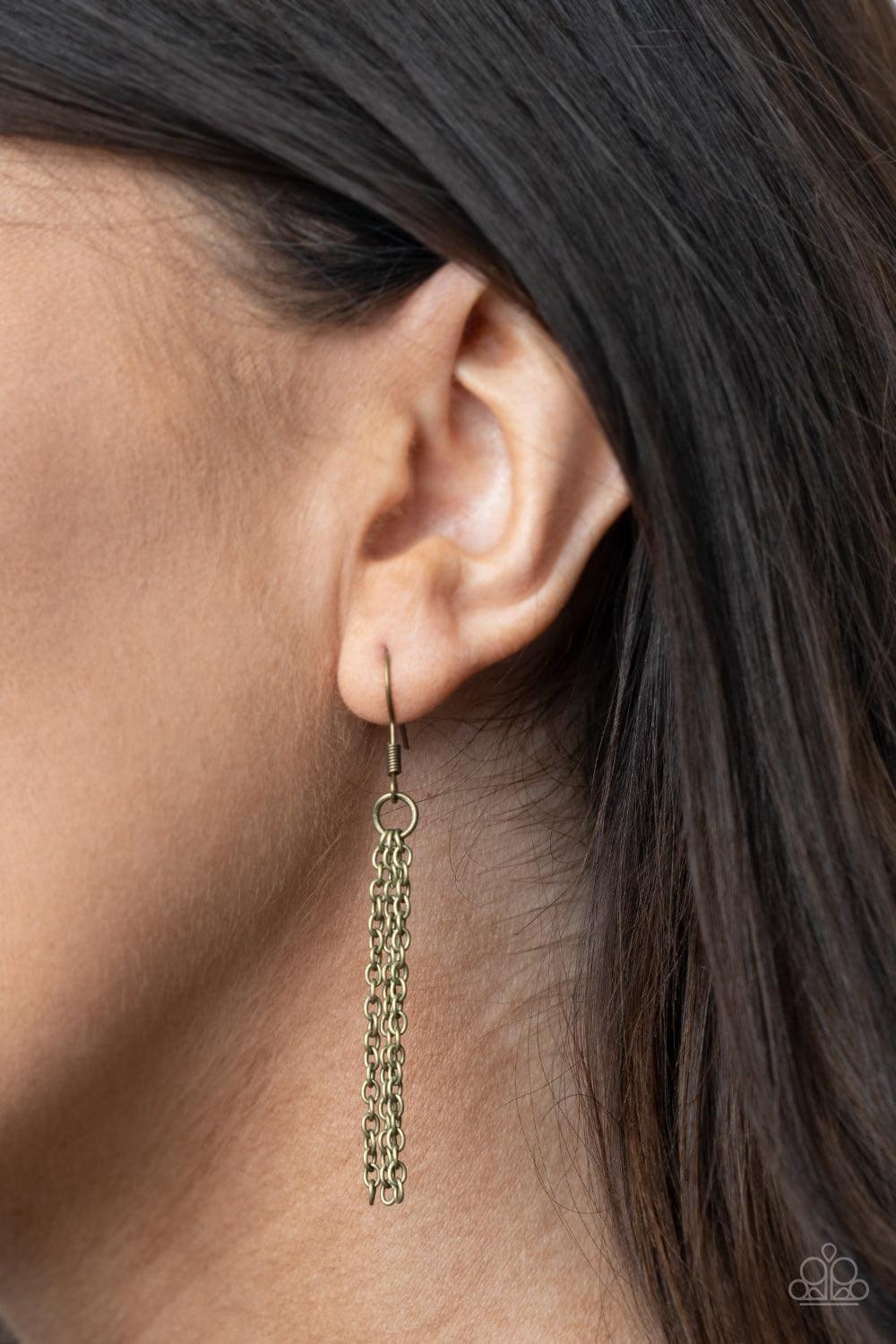 Paparazzi Accessories - The Cool Mom - Brass Necklace - Bling by JessieK