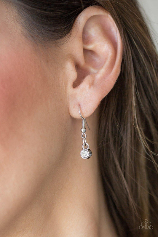 Paparazzi Accessories - The Imperfectionist - White Necklace - Bling by JessieK