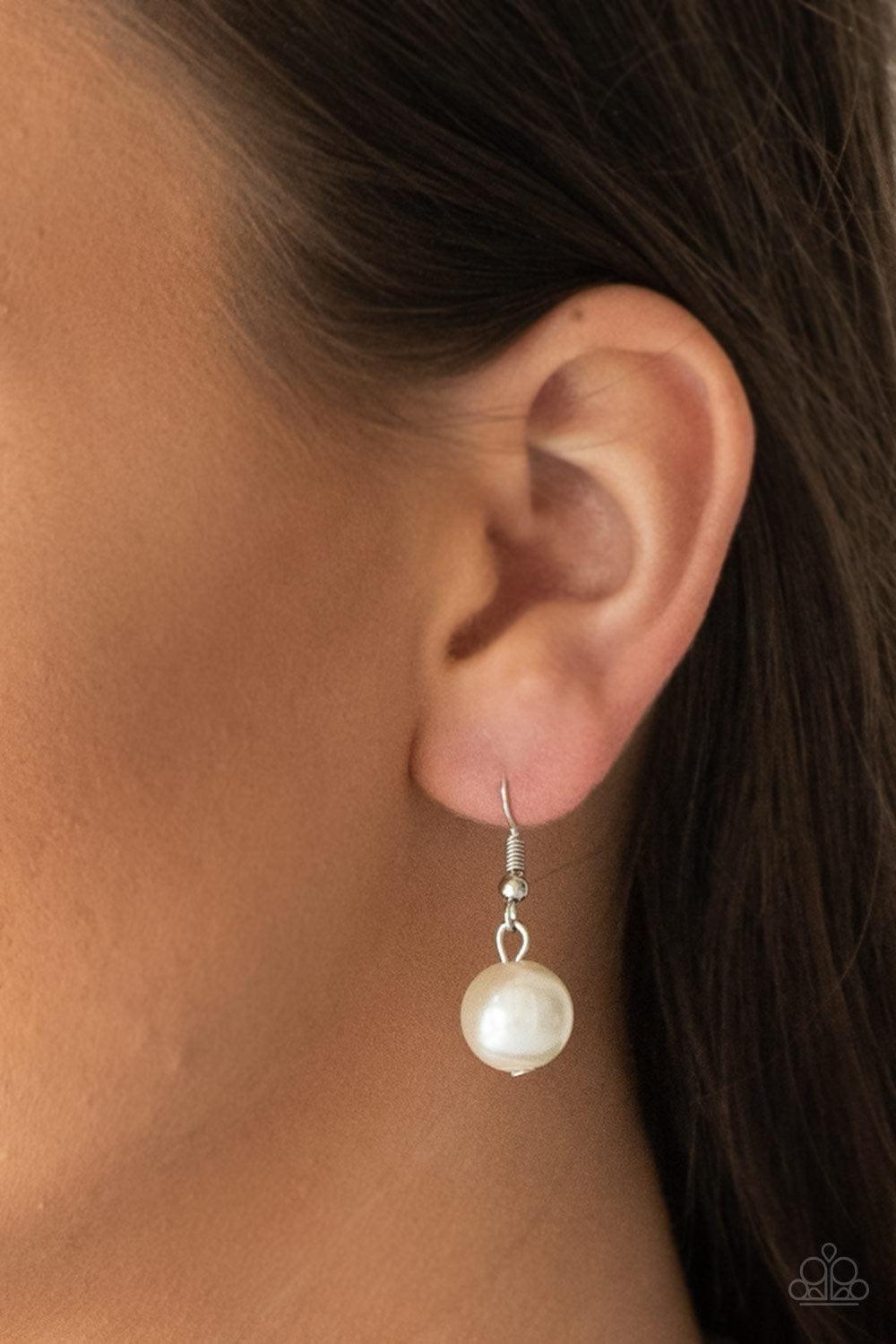 Paparazzi Accessories - The More The Modest - White Necklace - Bling by JessieK