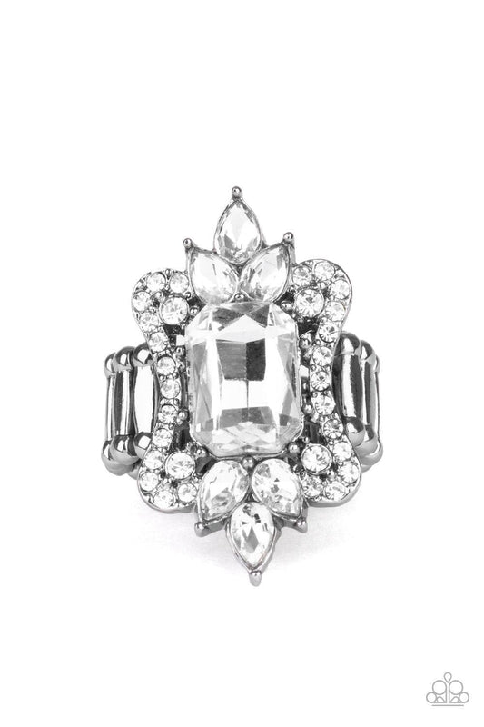 Paparazzi Accessories - Things That Go ! - Black Ring - Bling by JessieK