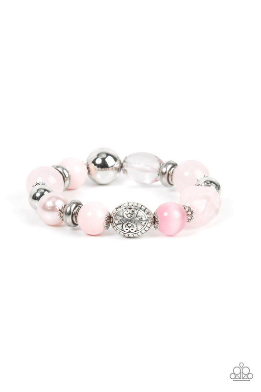 Paparazzi Accessories - Tonal Takeover - Pink Bracelet - Bling by JessieK