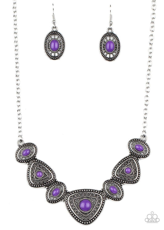 Paparazzi Accessories - Totally Terra-torial - Purple Necklace - Bling by JessieK