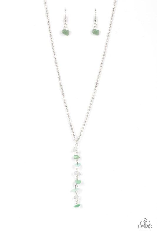 Paparazzi Accessories - Tranquil Tidings - Green Necklace - Bling by JessieK