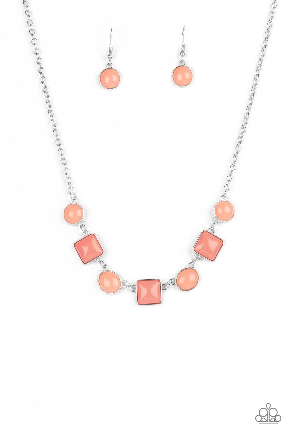 Paparazzi Accessories - Trend Worthy - Orange Necklace - Bling by JessieK