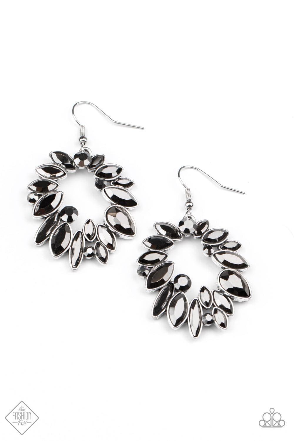 Paparazzi Accessories - Try As i Dynamite - Silver Earrings - Bling by JessieK