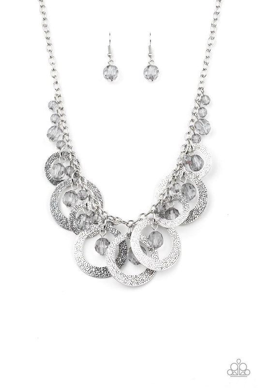 Paparazzi Accessories - Turn It Up - Silver Necklace - Bling by JessieK