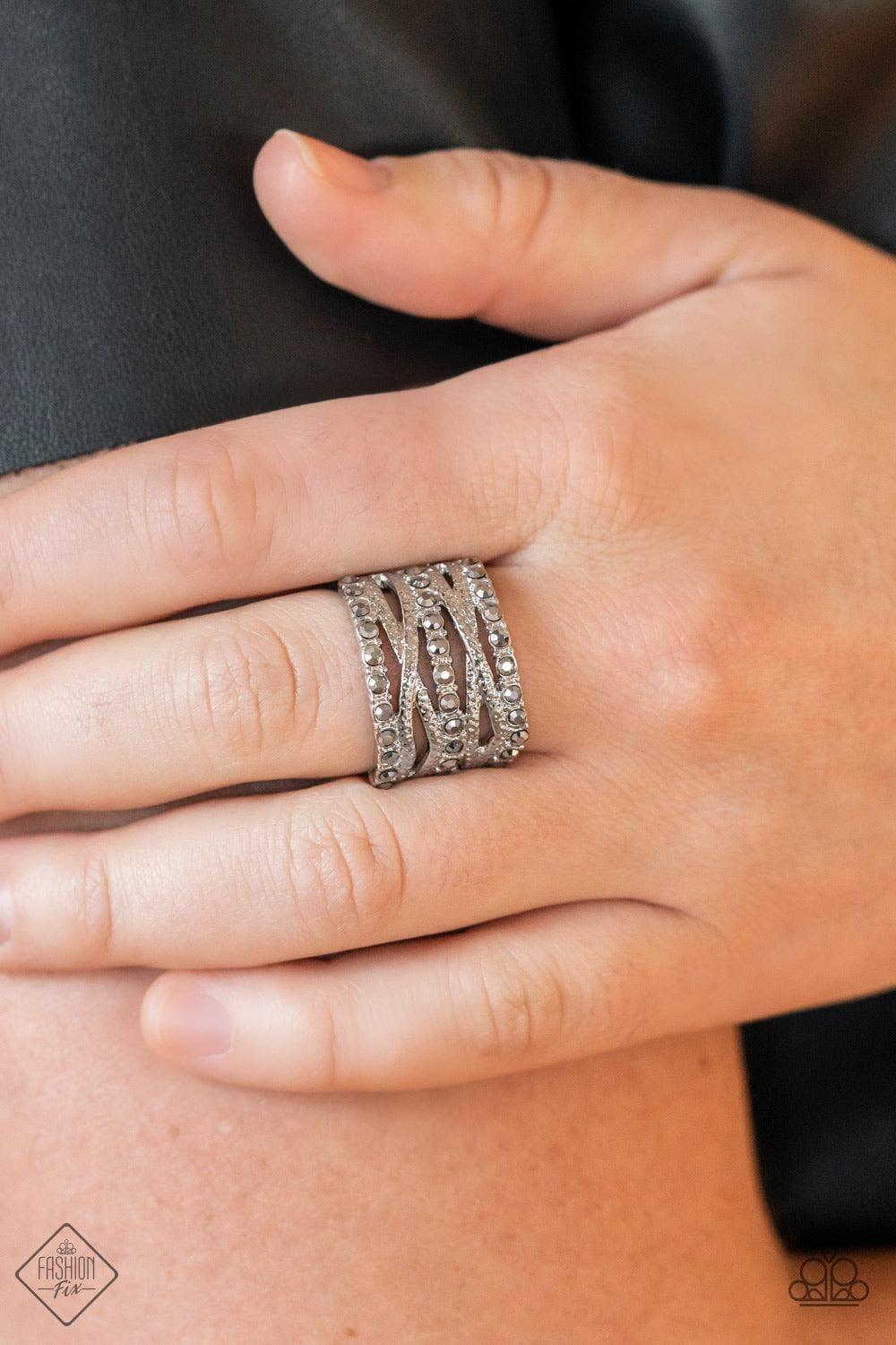 Paparazzi Accessories - Unthinkable Twinkle - Silver Ring - Bling by JessieK