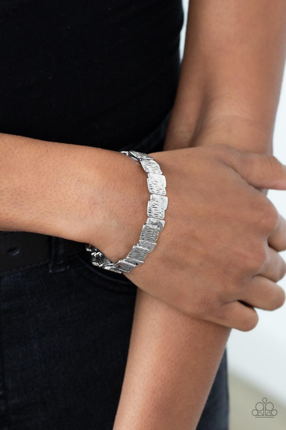 Paparazzi Accessories - Urban Stackyard - Silver Bracelet - Bling by JessieK