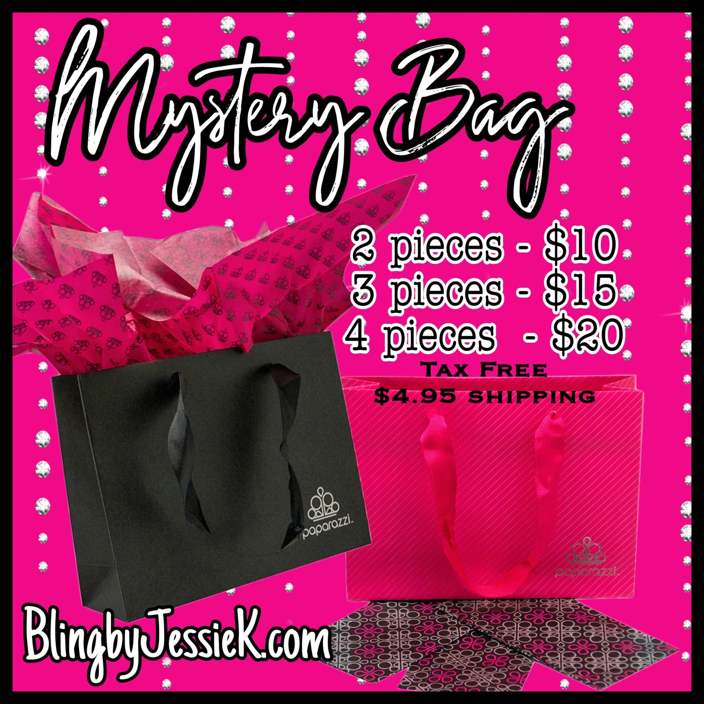 Paparazzi Accessories - Vintage Paparazzi Jewelry Mystery Bags - Bling by JessieK