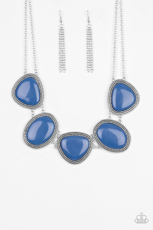 Paparazzi Accessories - Viva La Vivid - Blue Necklace - Bling by JessieK
