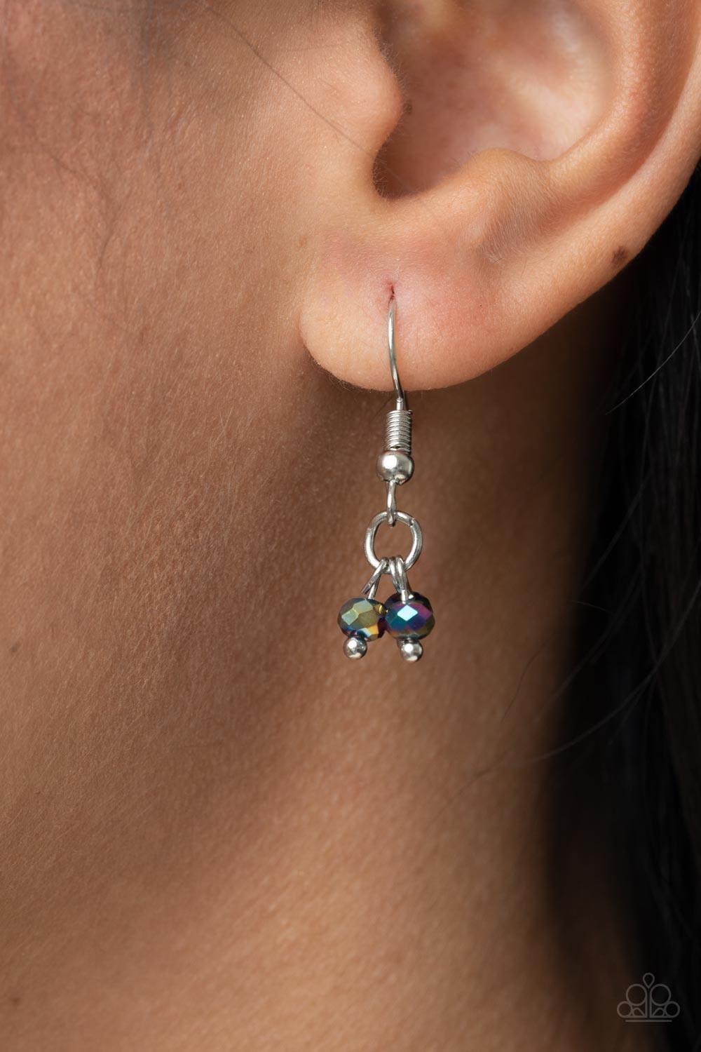 Paparazzi Accessories - Words To Live By - Multicolor Oil Spill Necklace - Bling by JessieK