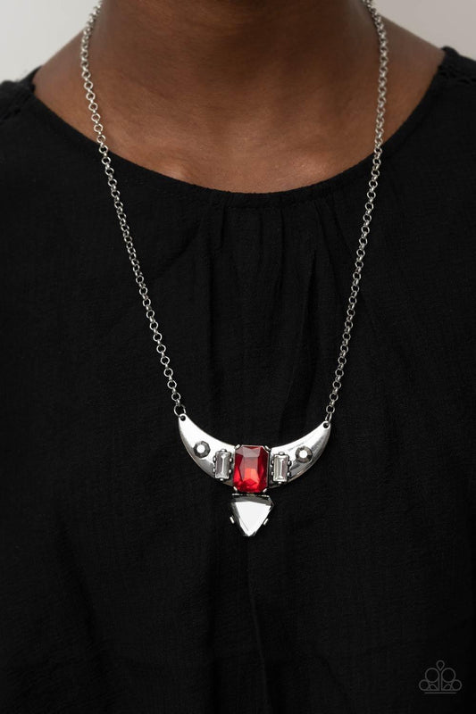 Paparazzi Accessories - You The Talisman! - Red Necklace - Bling by JessieK