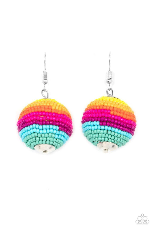Paparazzi Accessories - Zest Fest - Multicolor Earrings - Bling by JessieK