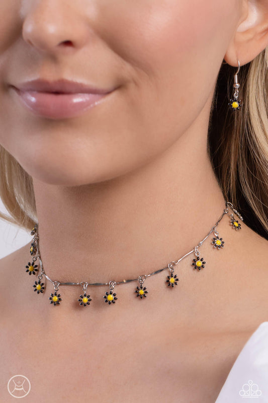 Paparazzi Accessories - Delicate Display - Black Choker Necklace - Bling by JessieK