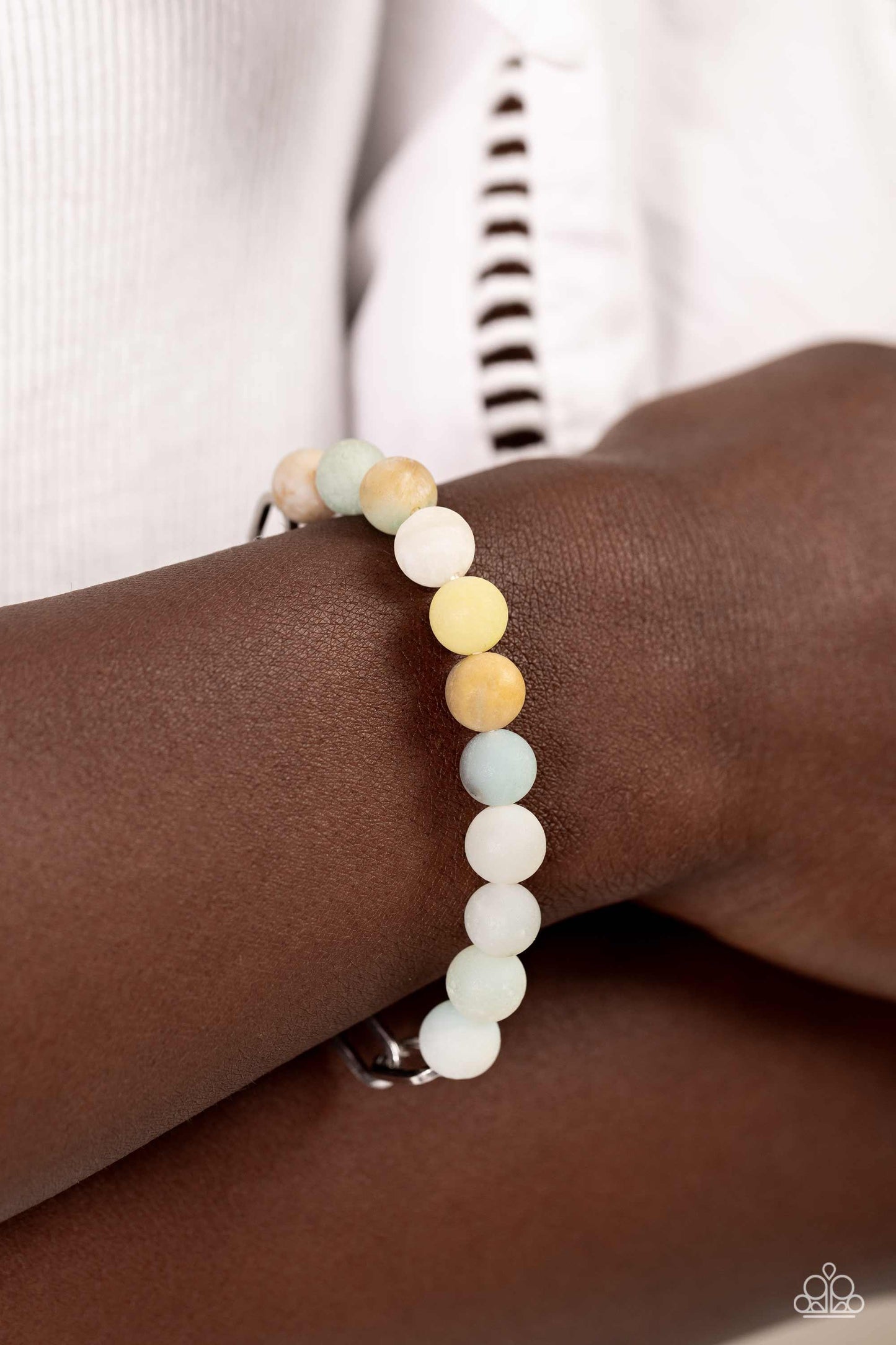 Paparazzi Accessories - Energetic Edge - Blue Bracelet - Bling by JessieK