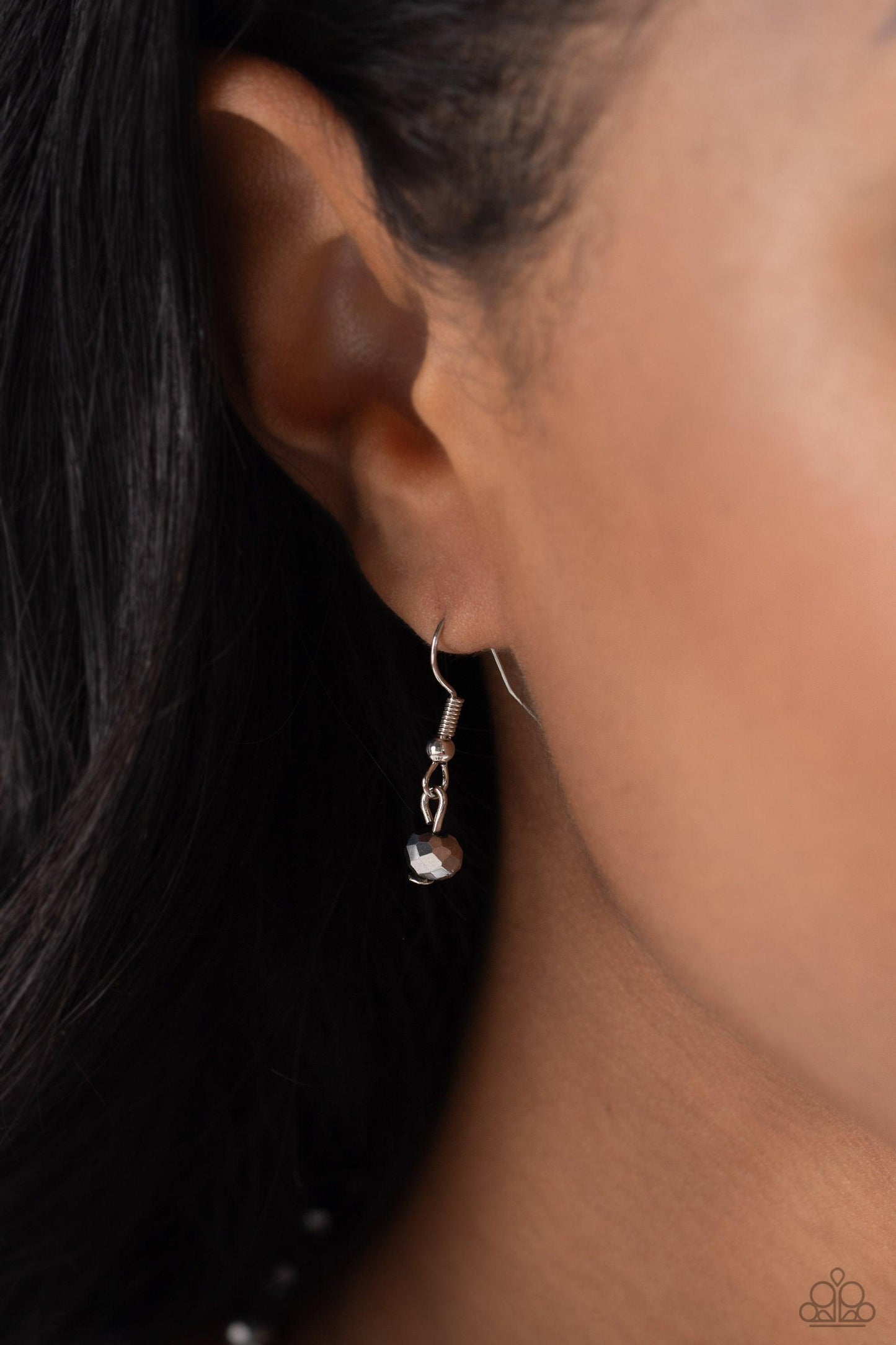 Paparazzi Accessories - Faceted Factor - Silver Necklace - Bling by JessieK