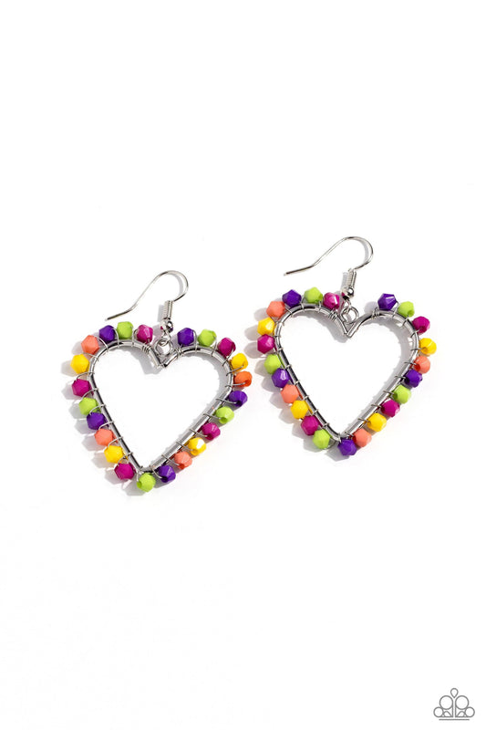 Paparazzi Accessories - Fun-Loving Fashion - Multicolor Earrings - Bling by JessieK