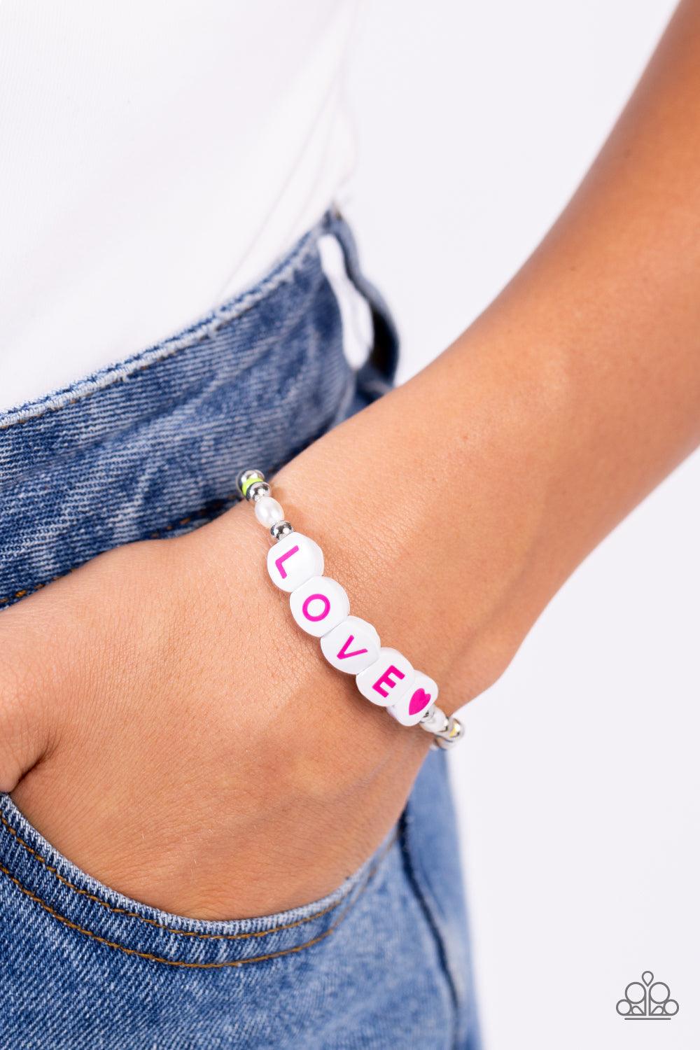 Paparazzi Accessories - Love Language - Multicolor Bracelet - Bling by JessieK