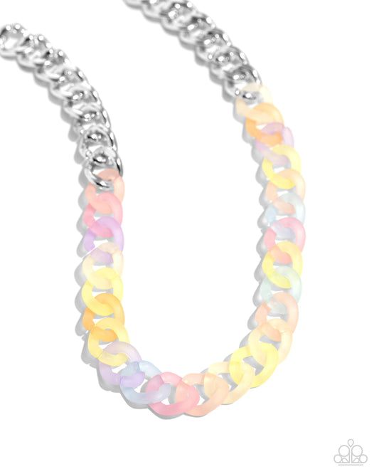 Paparazzi Accessories - Rainbow Ragtime - Multicolor Necklace - Bling by JessieK