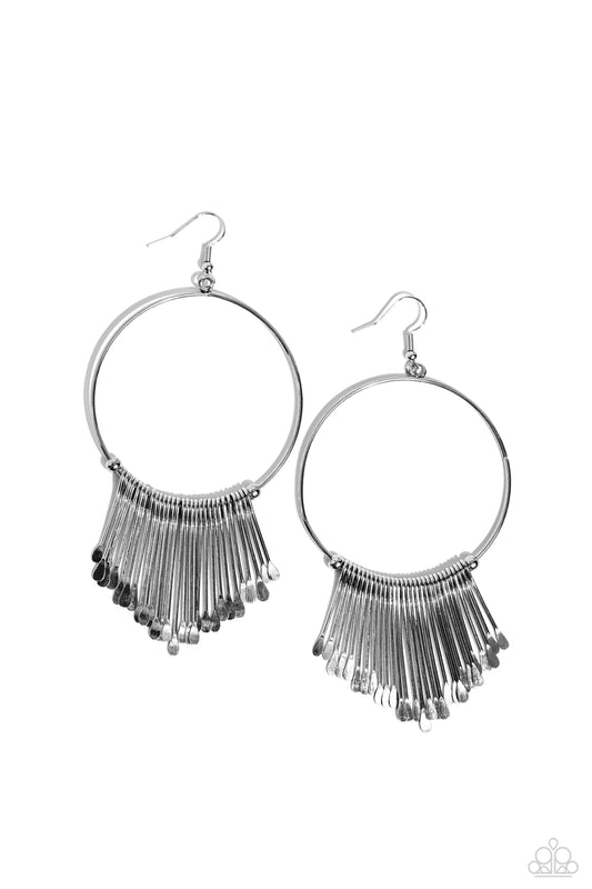 Paparazzi Accessories - The Little Dipper - Silver Earrings - Bling by JessieK
