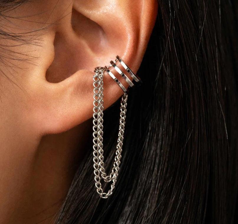 Paparazzi Accessories - Cuff Earrings - Bling by JessieK