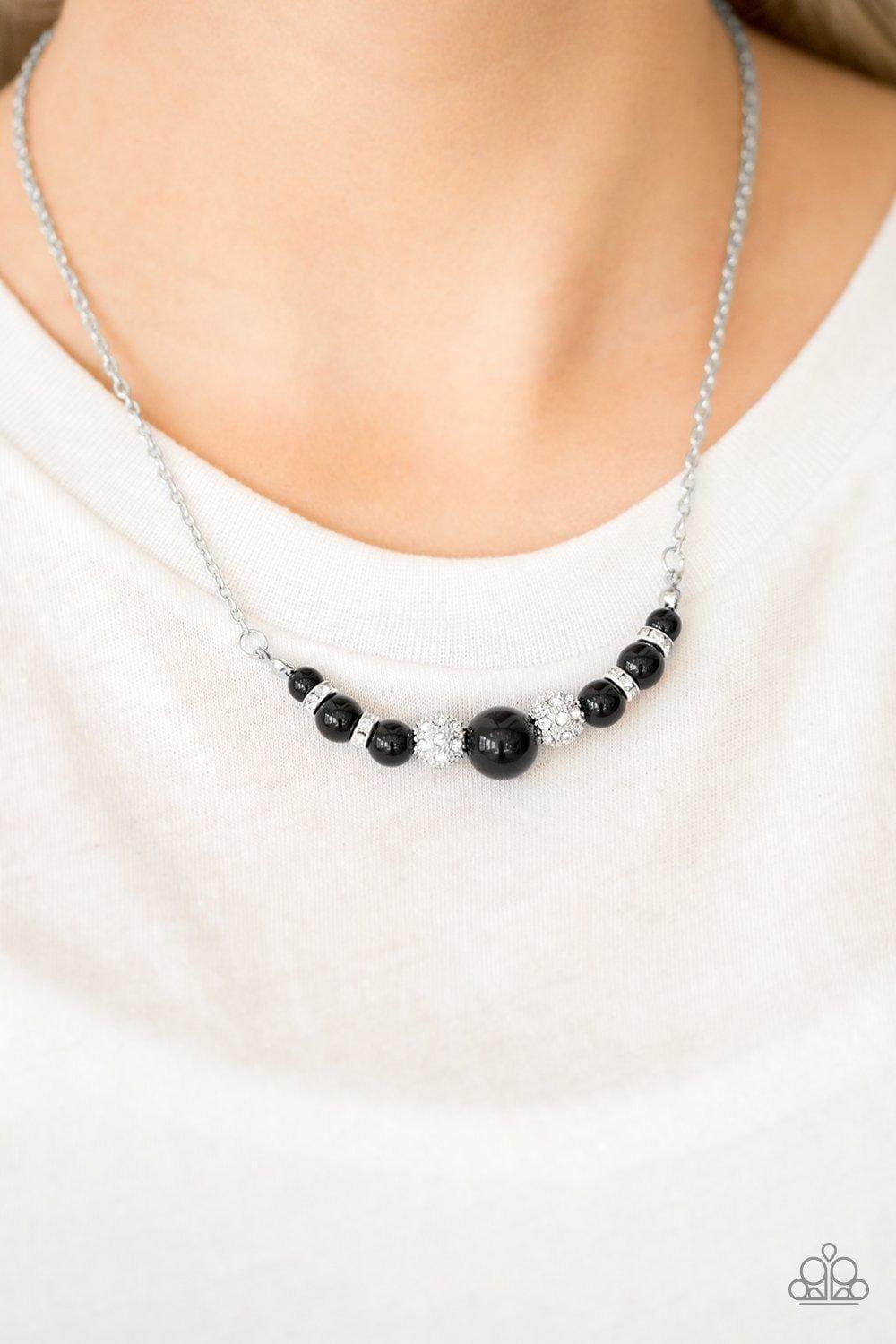 Paparazzi Accessories - Absolutely Brilliant - Black Necklace - Bling by JessieK