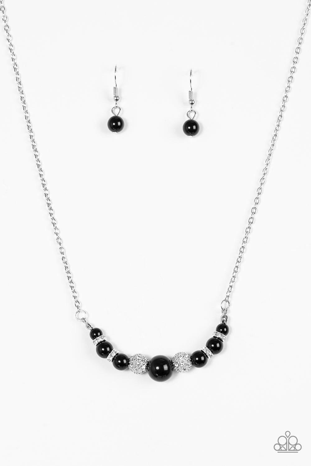 Paparazzi Accessories - Absolutely Brilliant - Black Necklace - Bling by JessieK