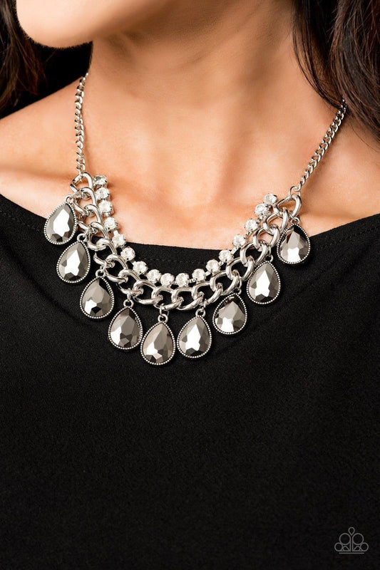Paparazzi Accessories - All Toget-heir Now - Silver Necklace - Bling by JessieK