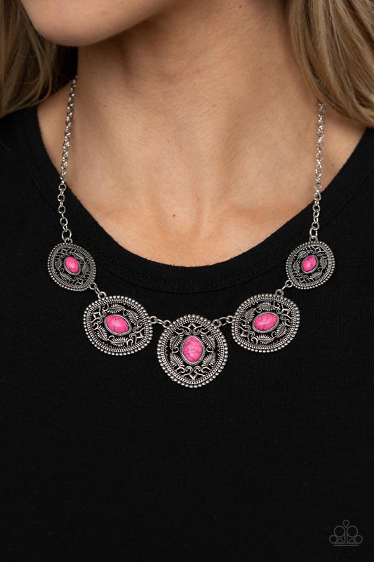 Paparazzi Accessories - Alter Eco - Pink Necklace - Bling by JessieK