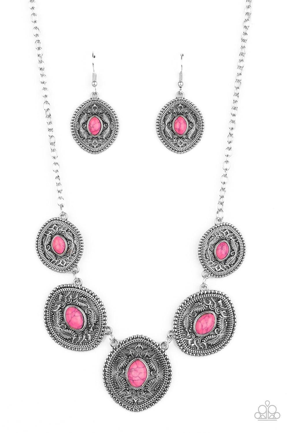 Paparazzi Accessories - Alter Eco - Pink Necklace - Bling by JessieK