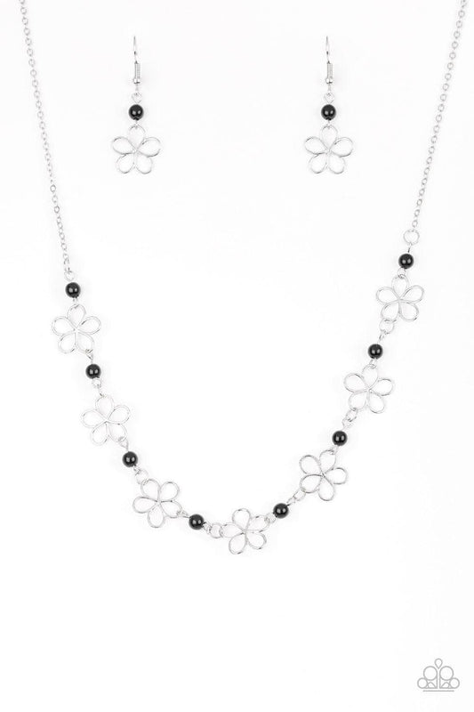Paparazzi Accessories - Always Abloom - Black Necklace - Bling by JessieK
