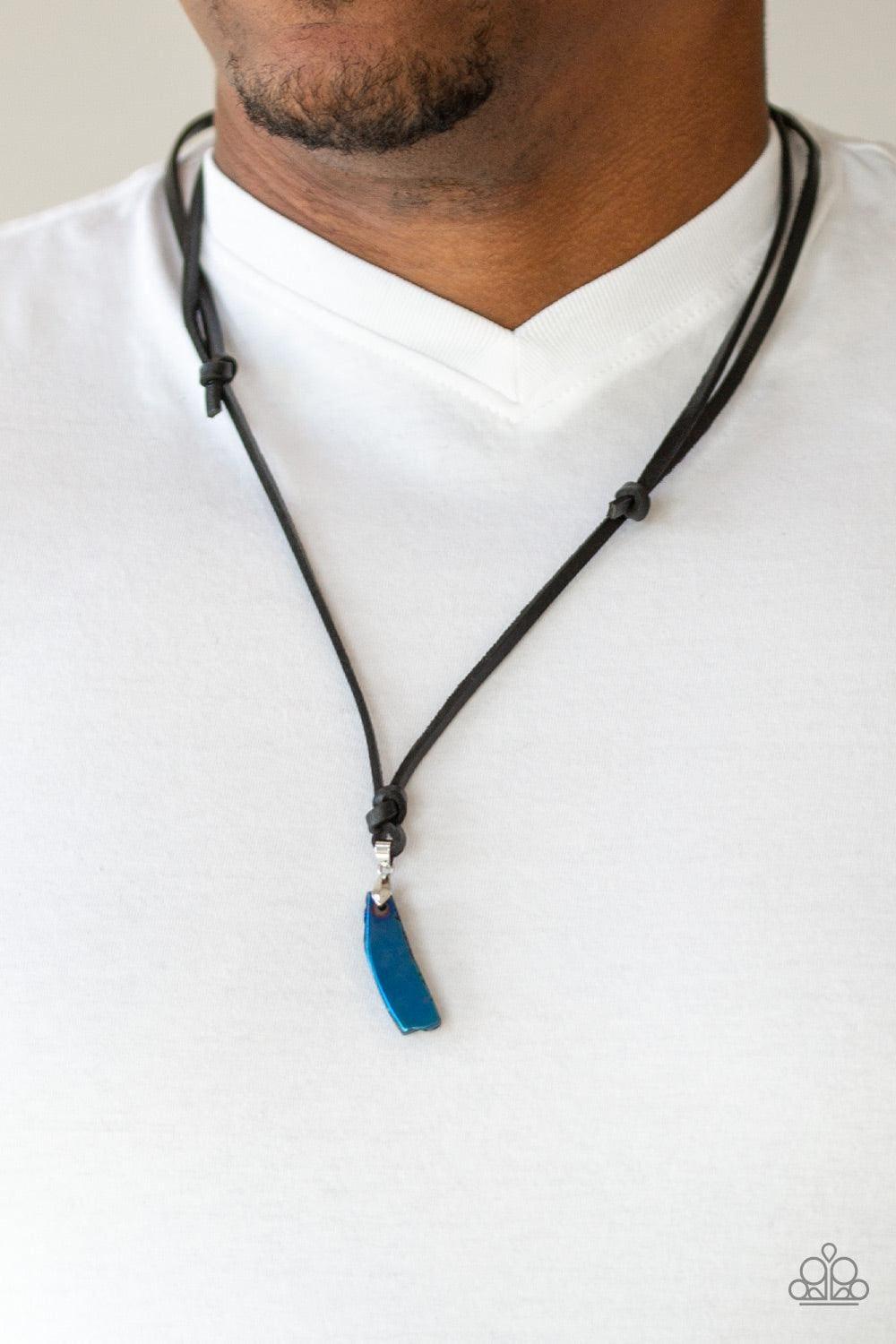 Paparazzi Accessories - Am i Meteorite? - Blue Urban Necklace - Bling by JessieK