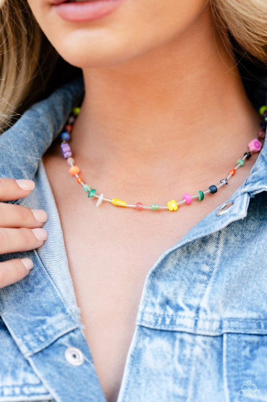 Paparazzi Accessories - Ambitious Assortment - Multicolor Choker Necklace - Bling by JessieK