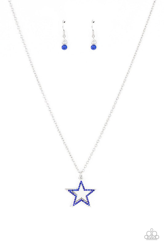 Paparazzi Accessories - American Anthem - Blue Necklace - Bling by JessieK
