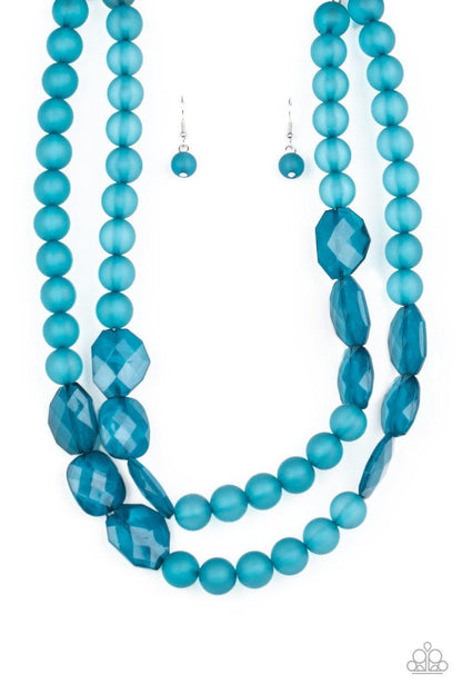 Paparazzi Accessories - Arctic Art - Blue Necklace - Bling by JessieK