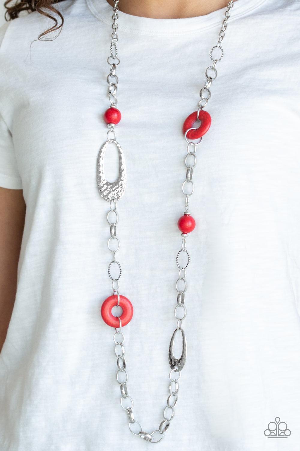 Paparazzi Accessories - Artisan Artifact - Red Necklace - Bling by JessieK
